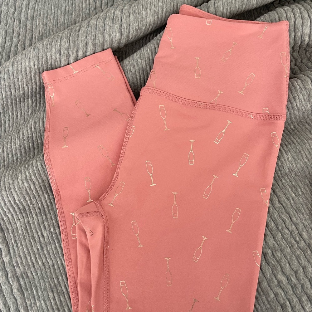 Limited Edition Beyond Yoga Champagne Leggings